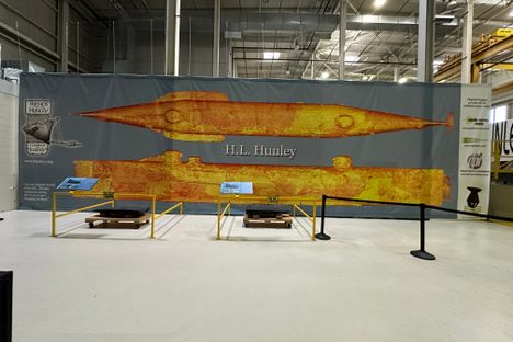 H.L. Hunley Submarine