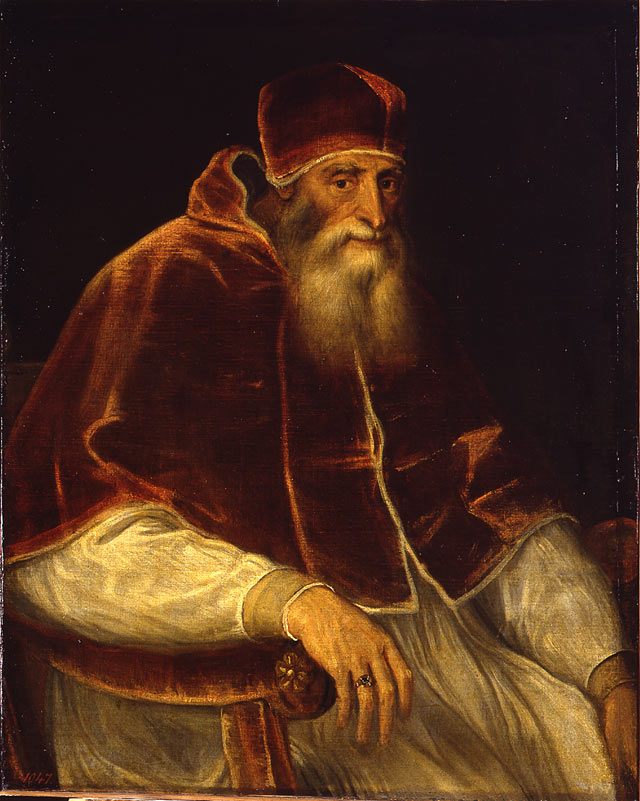 Pope Paul III said he needed salt taxes to finance wars against heretics.