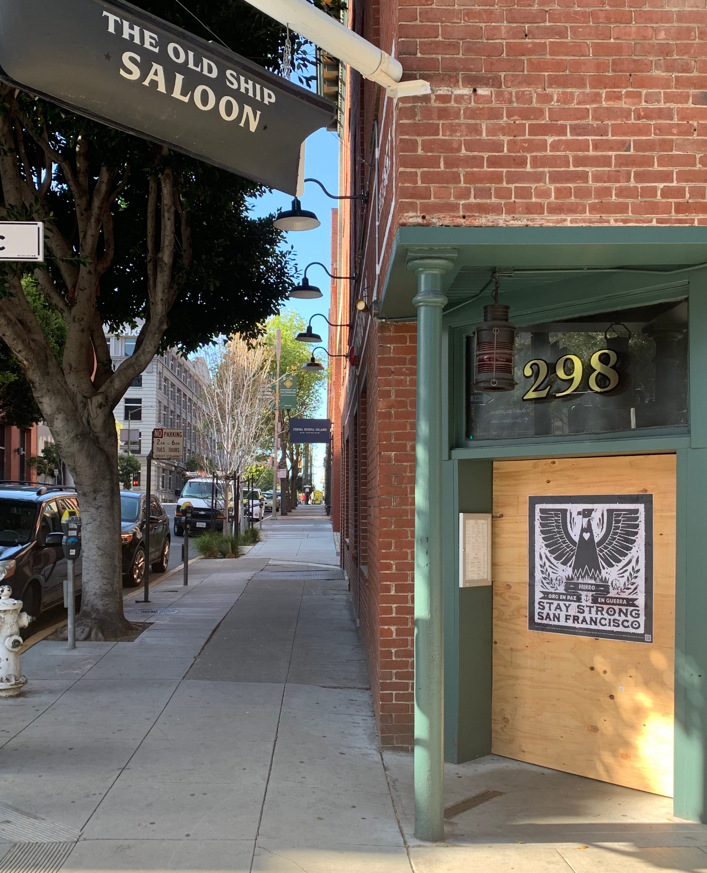 An example of the "Stay Strong San Francisco" prints that Anchor Brewing partnered on.