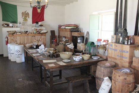 Fine china and other housewares were bought by wealthy Californios
