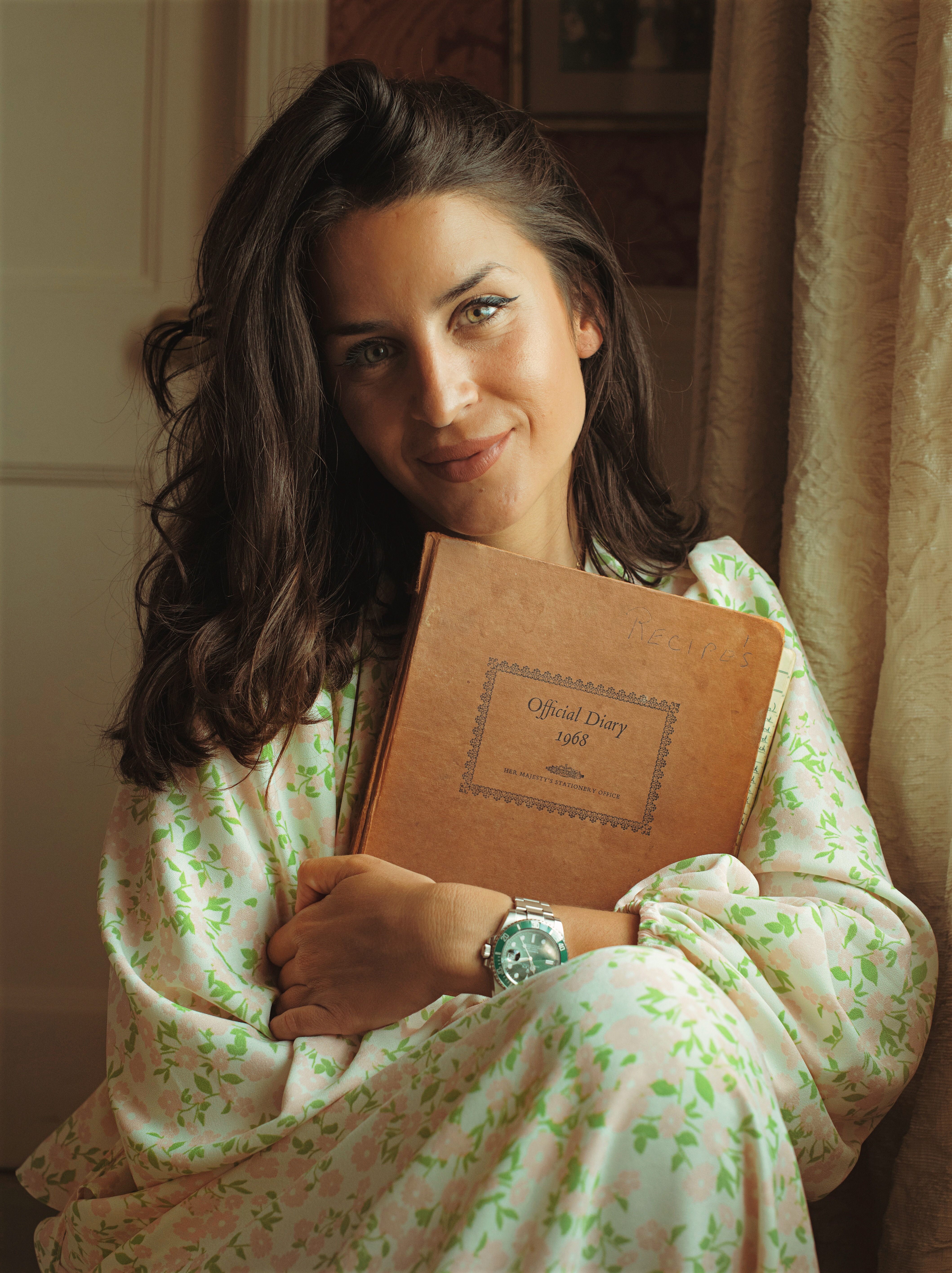 Georgie Williams, with the mysterious diary.