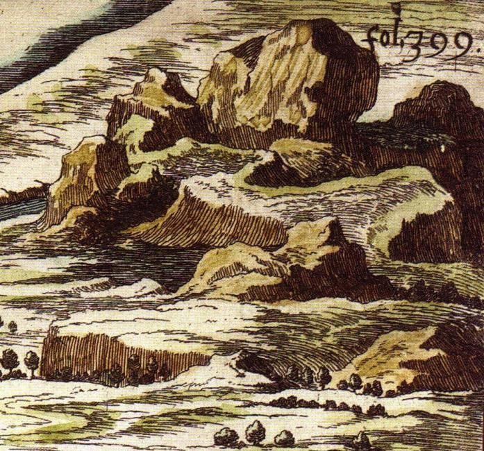 A close up from the Carte du Tendre, a French map made in 1654 by Madeleine de Scudéry. 17th century French cartographers left the names of unexplored places blank— one reason there is no French word for wilderness. (Image: Bibliotheque nationale de France)