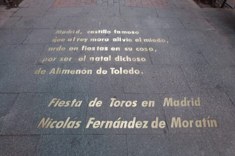 Inscriptions on the Pavement of Huertas Street