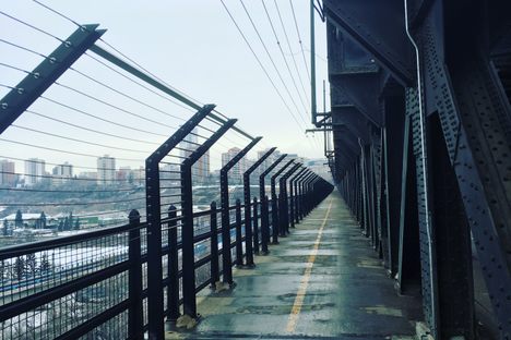 High Level Bridge walkway.