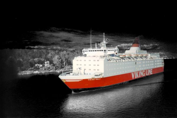 The ship first known as the Viking Sally was once a floating pleasure palace, part of the Baltic's "cruiseferry culture."