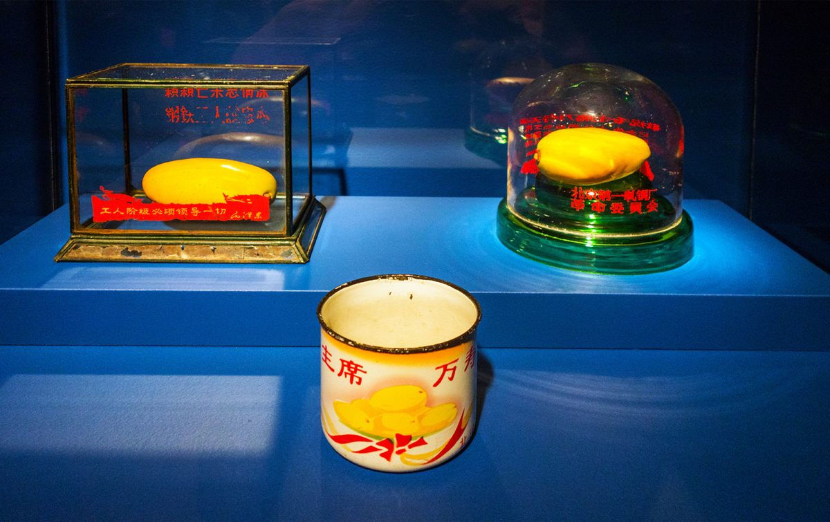 Wax mangoes and mango-emblazoned dishware heralded the craze.
