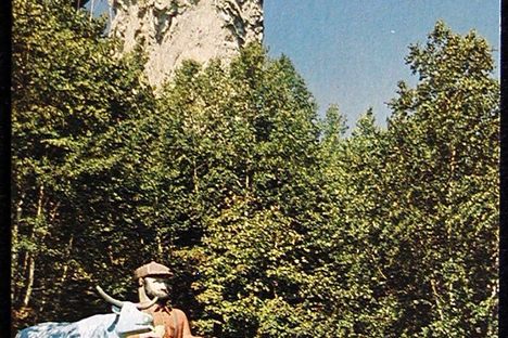 St Ignace MI UP Roadside Castle Rock Tourist Stop