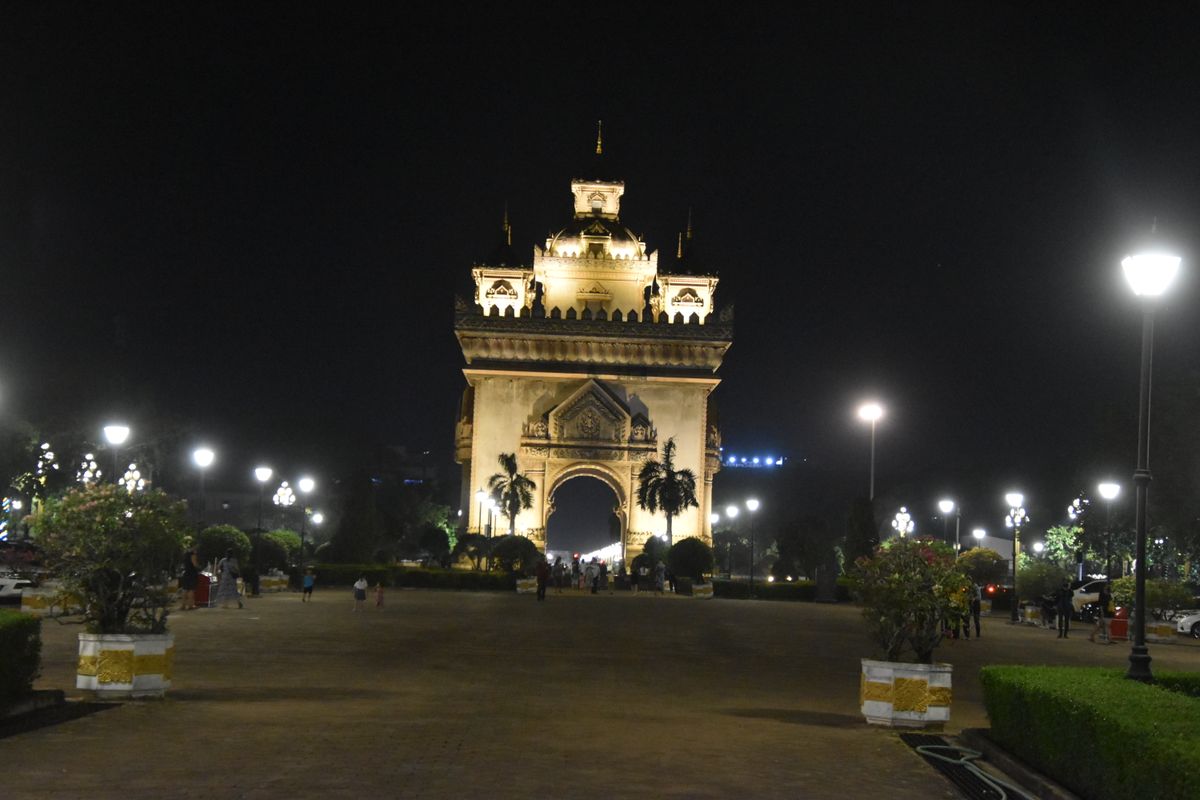Patuxai In Vientiane Patuxai In Vientiane