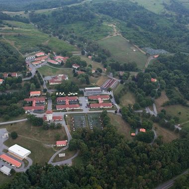 Aerial view of the SCBI