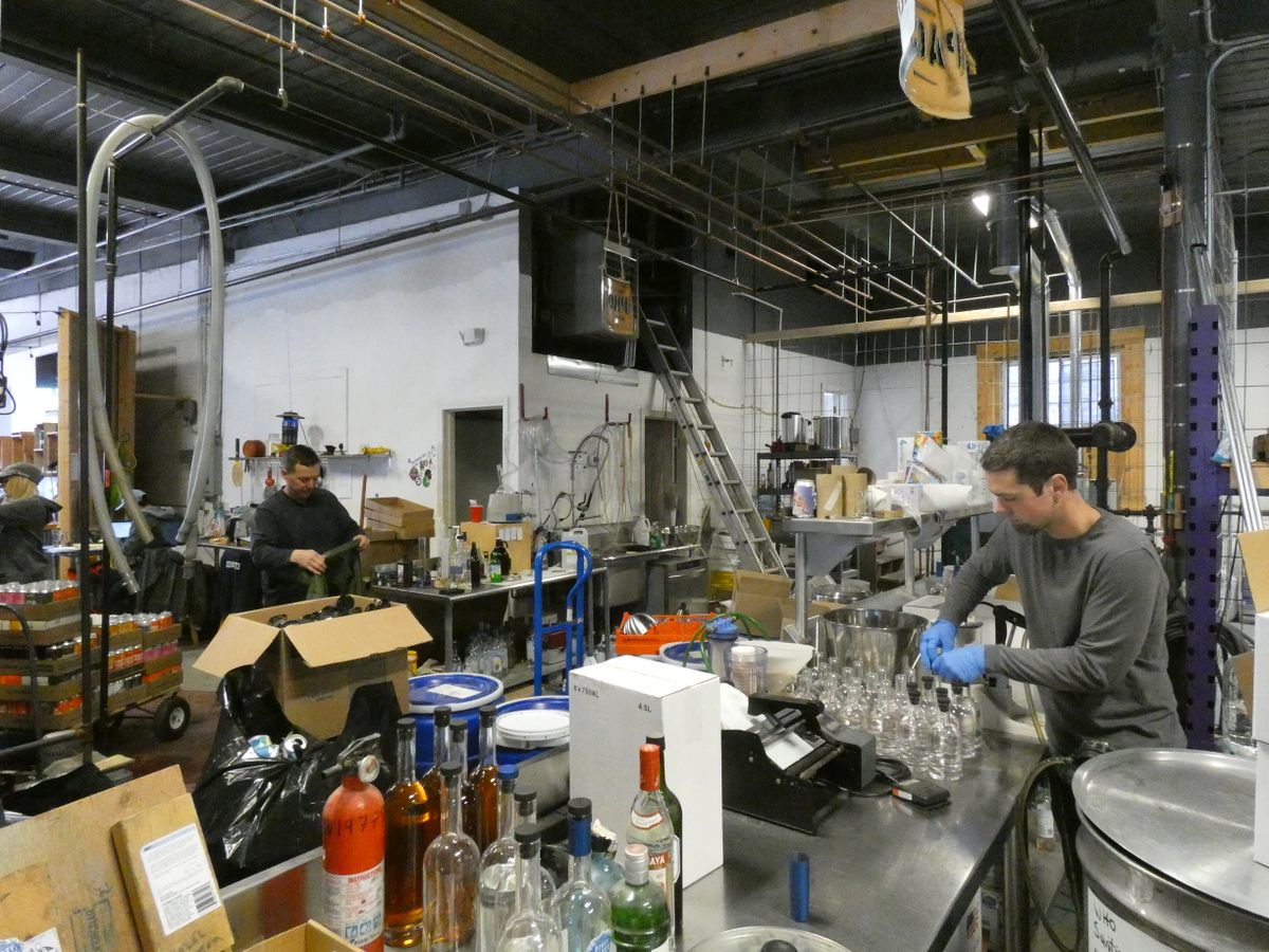 The Plymouth, Massachusetts, distillery is putting liquor-making on hold to aid in the fight against a global pandemic.