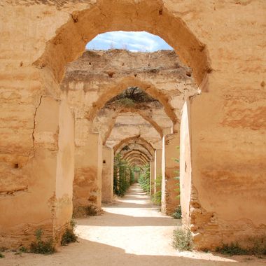 The Royal Stables of Meknes.