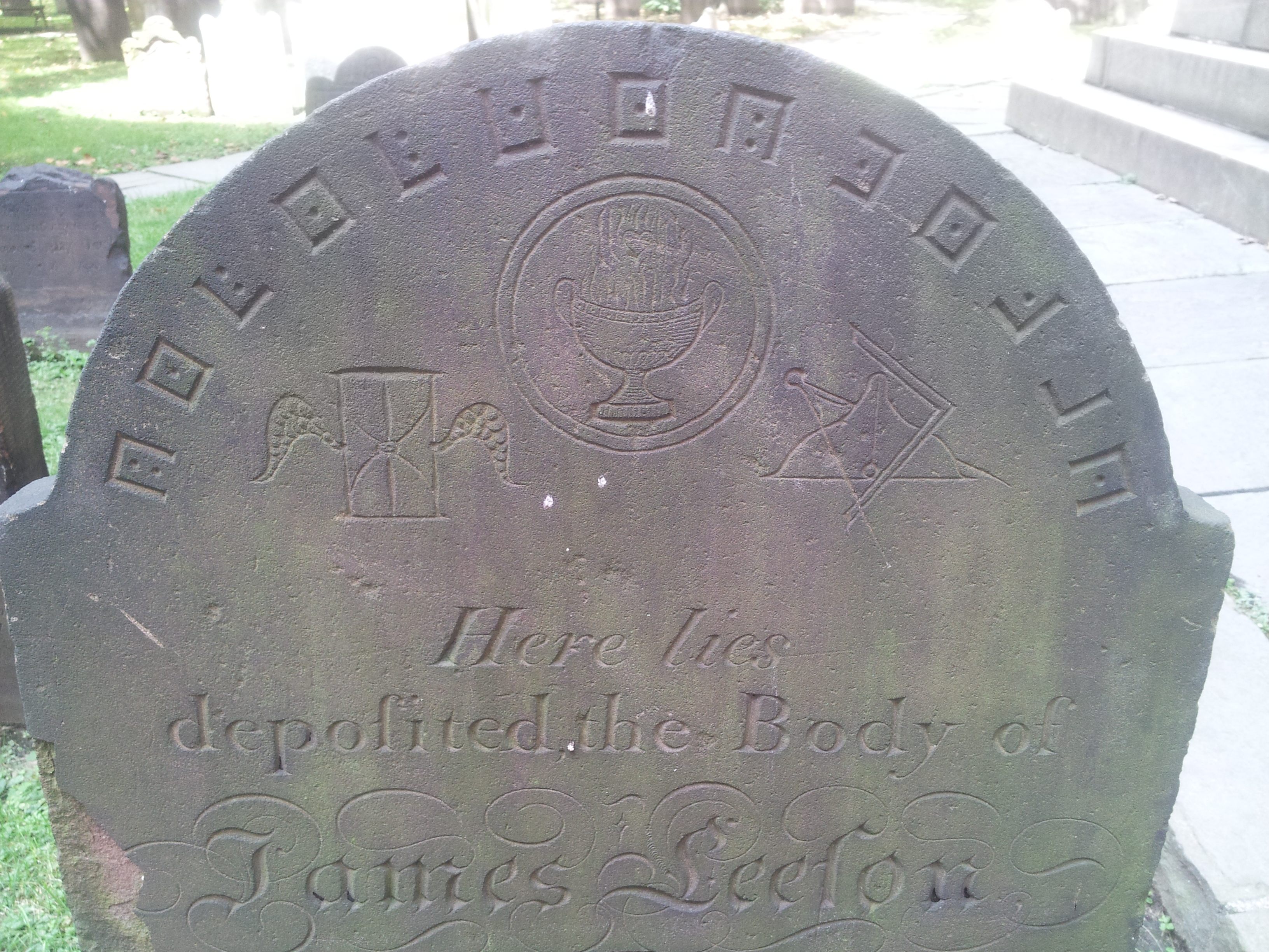 Cryptogram in Trinity Churchyard