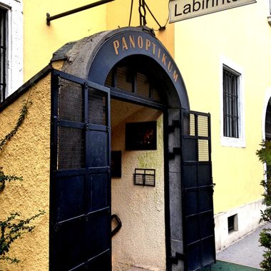 Labyrinth Entrance from Castle Hill