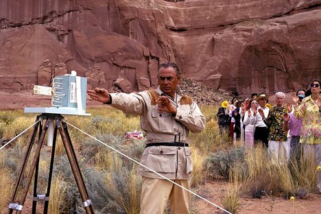 Dr. King during the inauguration of Operation Prayer Power at Lake Powell