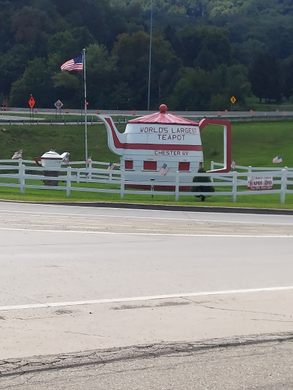 World's Largest Teapot. Chester, West Virginia. Hancock County