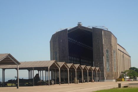 South gate and the command tower at the top