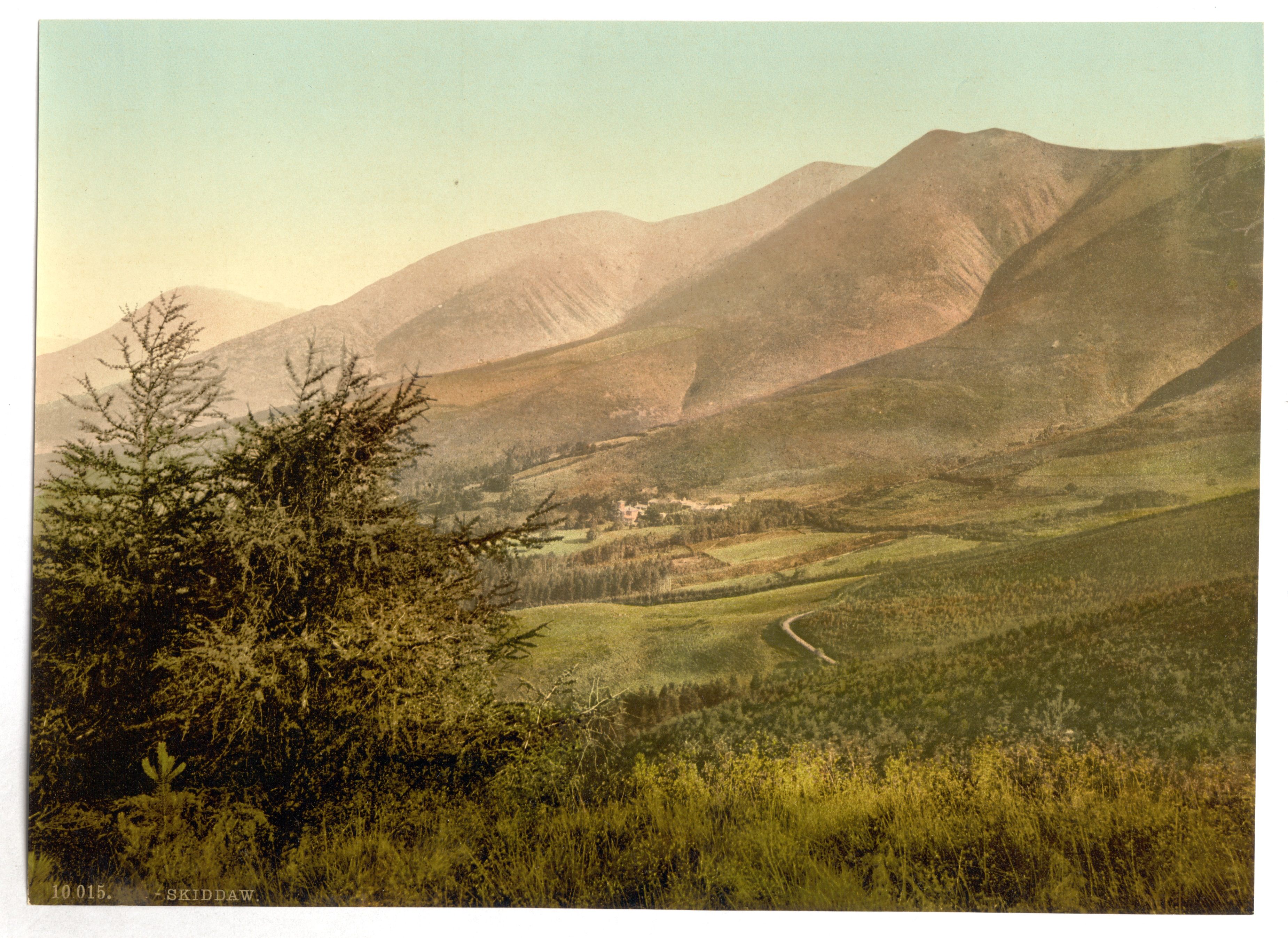 Skiddaw, in England's Lake District, 1890–1900.