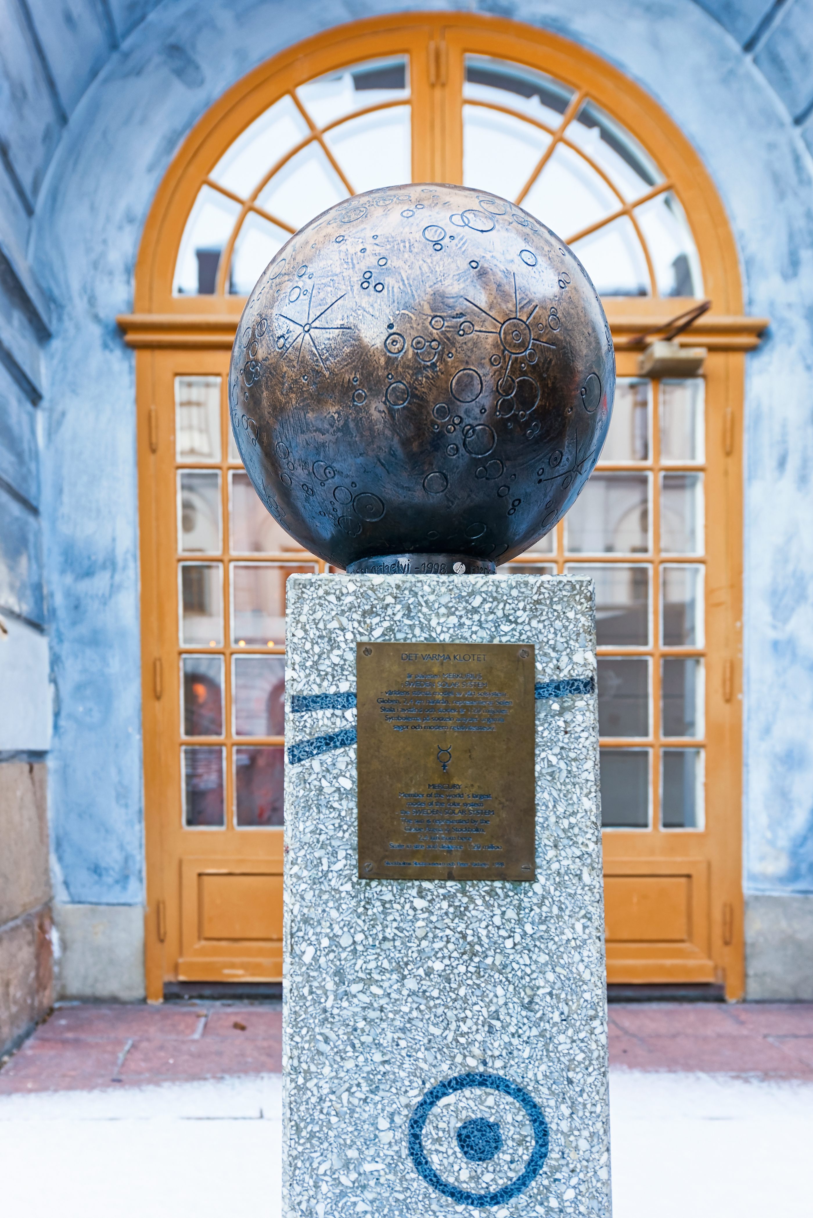 Sweden Solar System with Mercury at Stadsmuseet.