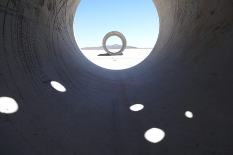 Sun Tunnels is an astrological gazing station.