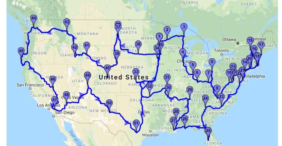 All Fifty States Quirky Road Trip