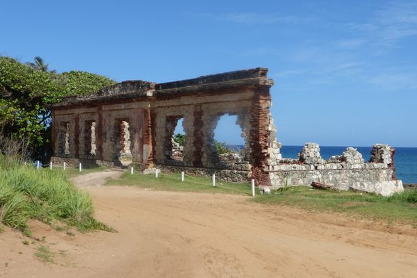The ruins of Punta Borinquen lighthouse.