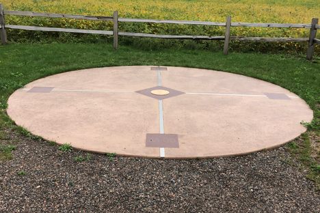 45 X 90 Geographical Marker