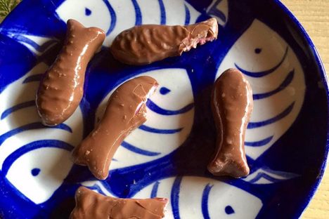 If you've been good, you can have a chocolate fish.