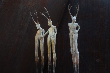The Awakening by Lorri Acott, one of the nearly 100 pieces on display.