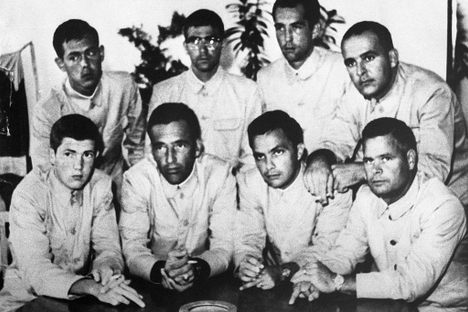 The captured crew of the U.S.S. Pueblo.
