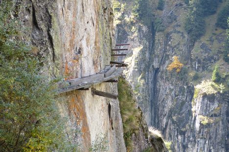 One of the oldest irrigation channels in Valais