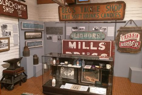 Signs from the city's past.