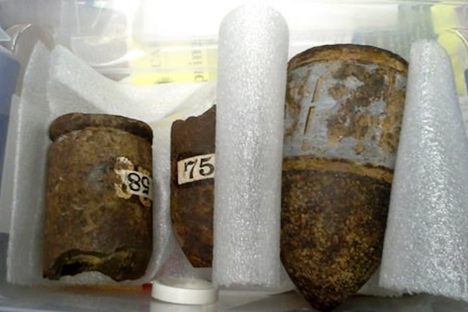 Live artillery shells found at a Massachusetts library
