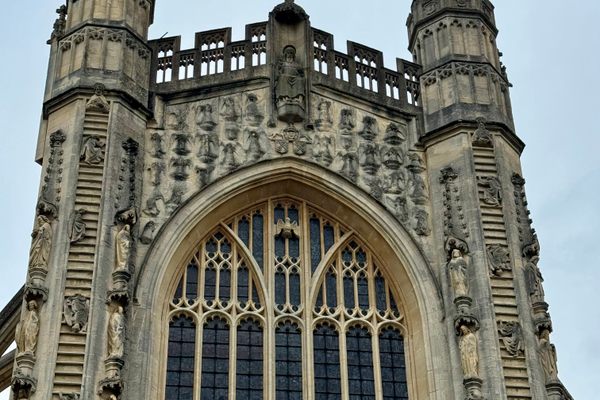 Bath Abbey ladder to heaven