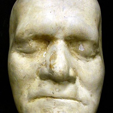 Life mask of Benjamin Franklin.