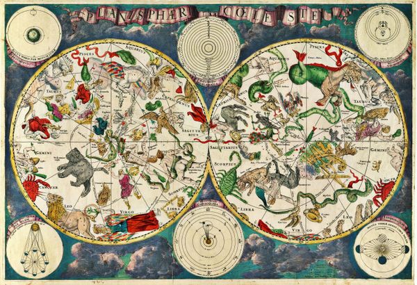 This 17th Century Map of the Skies is Bursting With Mythological Creatures - Atlas Obscura This 17th Century Map of the Skies is Bursting With Mythological Creatures - Atlas Obscura