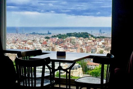 View from Tibidabo funicular base
