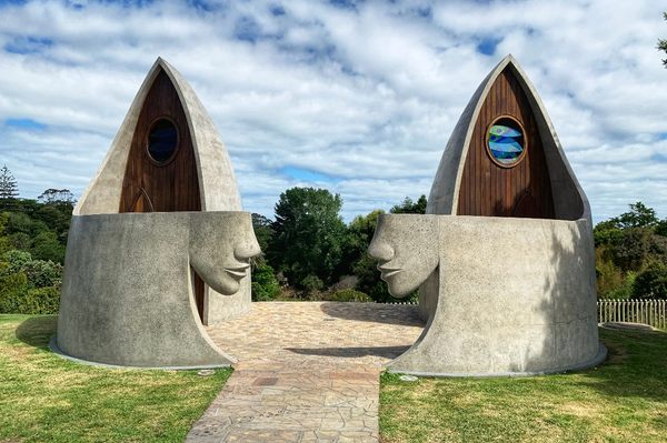 Matakana Toilets in Matakana, New Zealand
