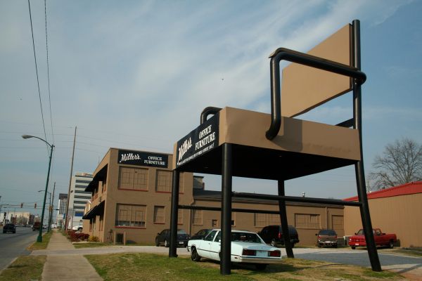 The Gigantic Chair of Anniston Anniston Alabama Atlas Obscura