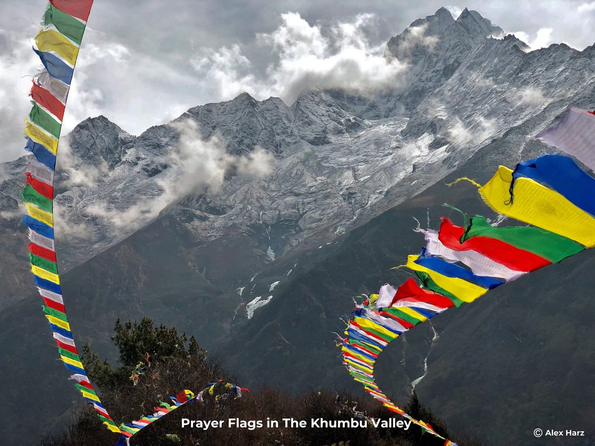 Prayer Flags in The Khumbu Valley