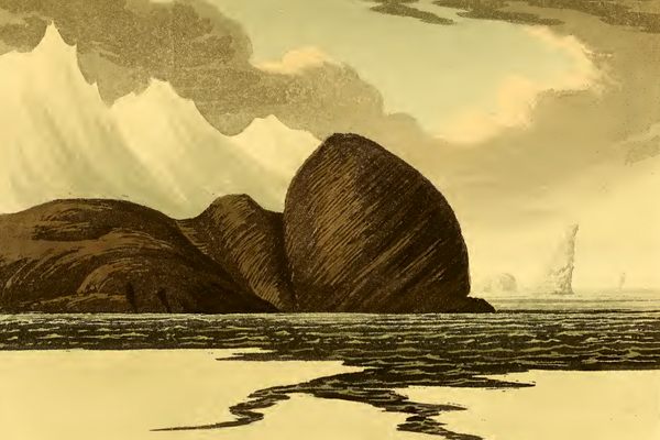 Some actual mountains encountered (and sketched) by Ross.