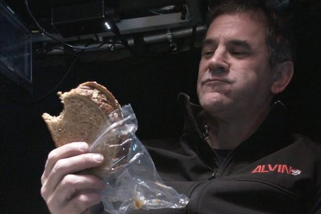 Eating Lunch 14,000 Feet Below Sea Level