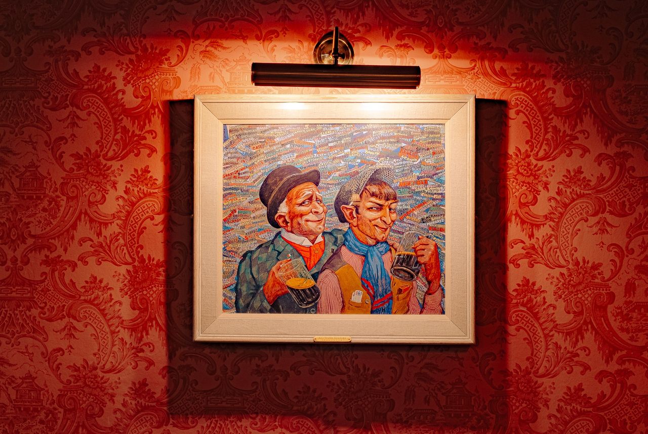<em>A Bird Never Flew On One Wing</em> is Harry Kernoff's most well-known work.