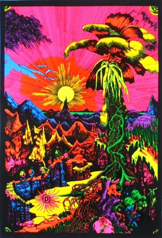 Trippy Blacklight Posters From The Psychedelic Heyday Atlas Obscura