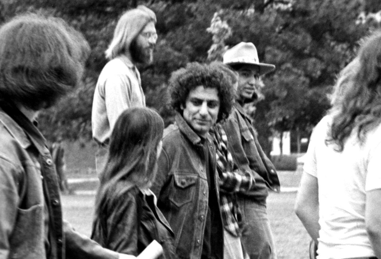 Abbie Hoffman in 1969 protesting the Vietnam War.