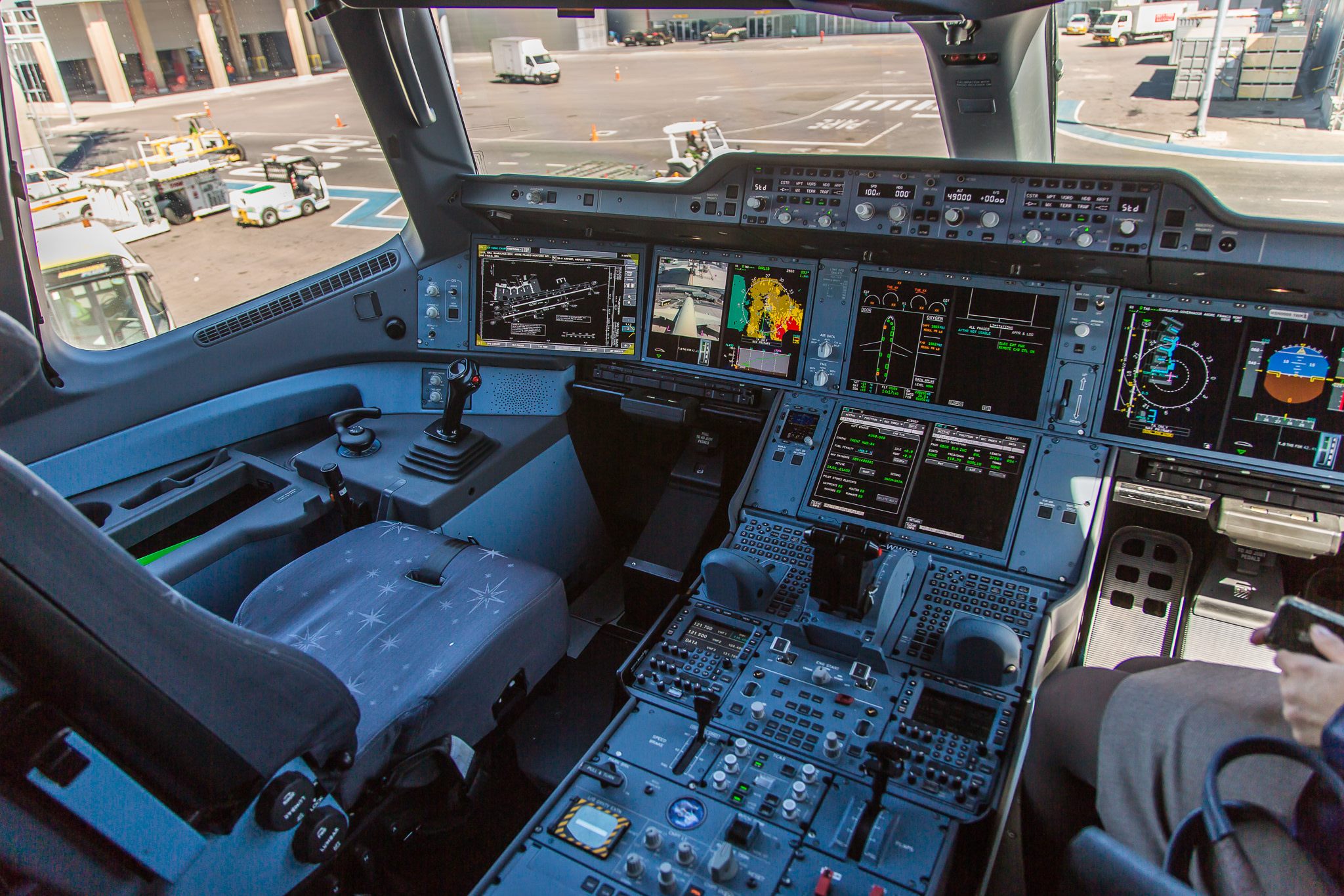 Alarms in the cockpit can conflict with one another.