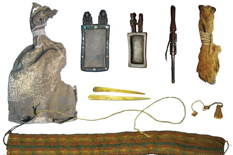 The full contents of the ritual bundle.
