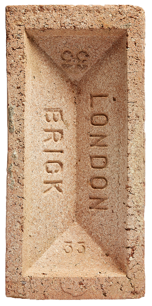 A brick's color is affected by the local clay.