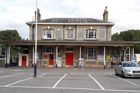 The Station Building from the car park