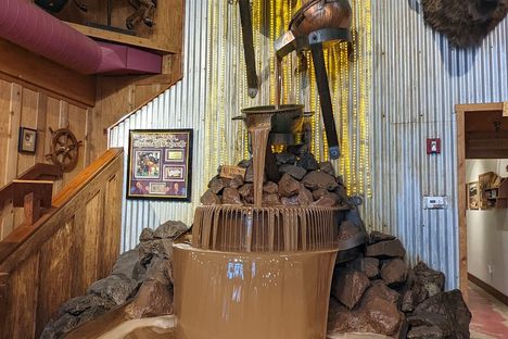 Worlds Largest Chocolate Waterfall