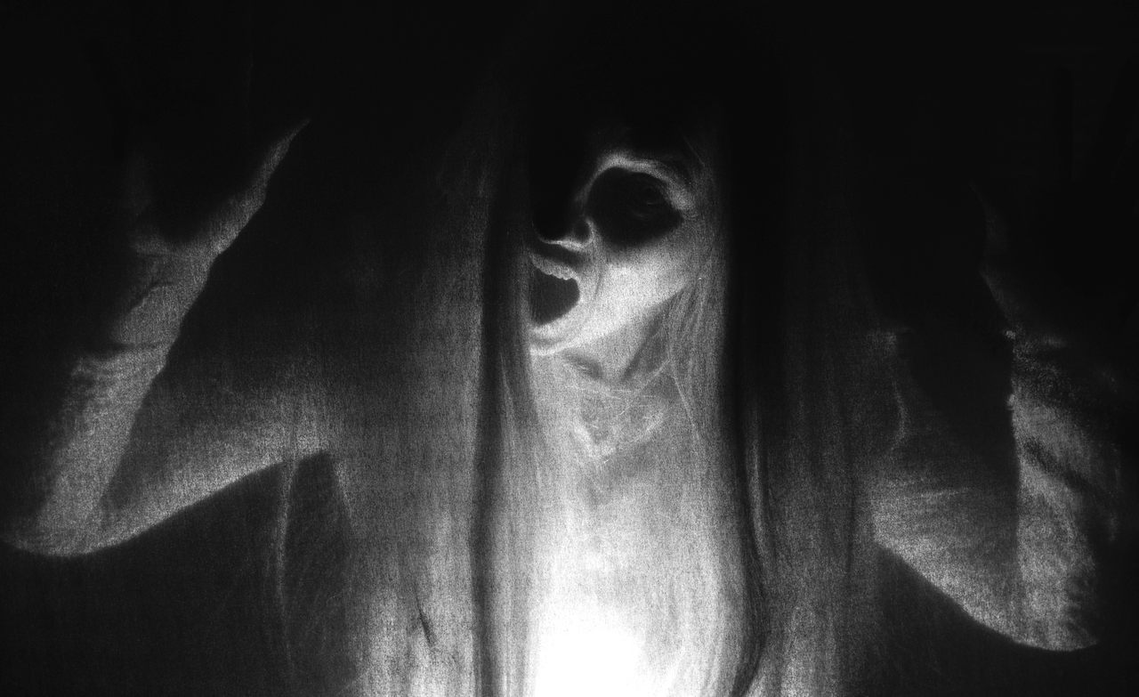 Female Apparition Scary Ghost Mask